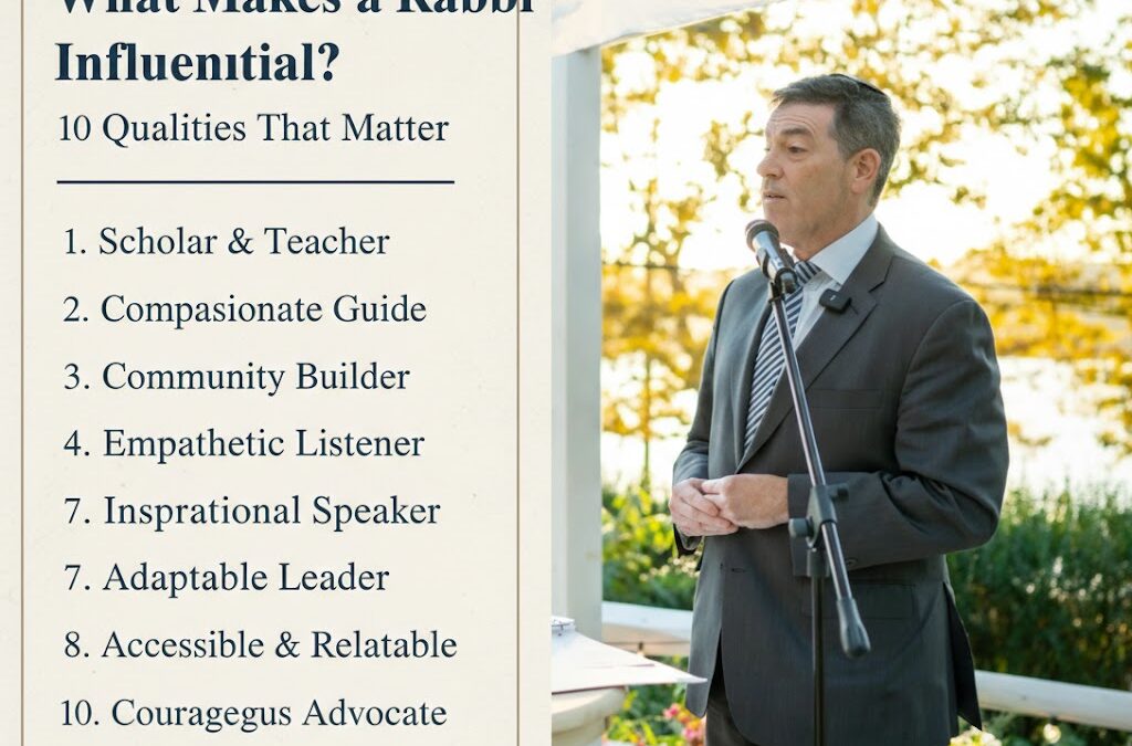 What Makes a Rabbi Influential? 10 Qualities That Matter